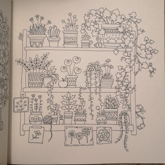 3/$20 World of Flowers Coloring Book - Picture 4 of 7